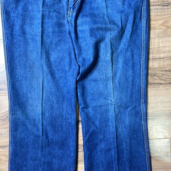 Vintage 1980’s Washington Dee Cee Men’s Western Denim Blue Jean Pants 37 x 30 - Picture 4 of 10